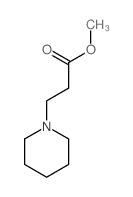 Methyl 3-piperidin-1-ylpropanoate结构式