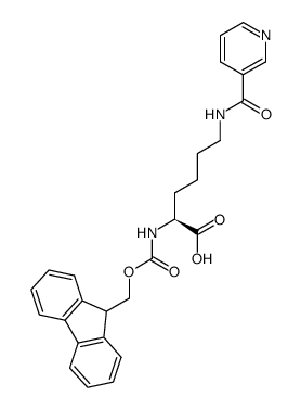 Fmoc-lys(Nic)-OH structure