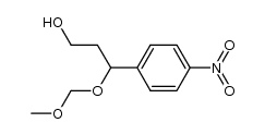 3-methoxymethoxy-3-(4-nitrophenyl)-propan-1-ol Structure