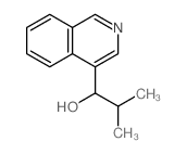 4-Isoquinolinemethanol,a-(1-methylethyl)- structure