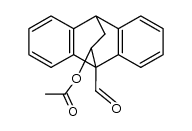 12-Acetoxy-9,10-dihydro-9,10-ethanoanthracen-9-carbaldehyde Structure