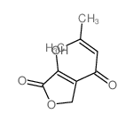 2(5H)-Furanone, 3-hydroxy-4-(3-methyl-1-oxo-2-buten-1-yl)-结构式