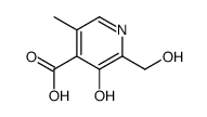 3-hydroxy-2-(hydroxymethyl)-5-methylpyridine-4-carboxylic acid Structure