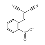 Propanedinitrile,2-[(2-nitrophenyl)methylene]- Structure