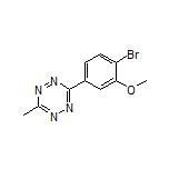 3-(4-Bromo-3-methoxyphenyl)-6-methyl-1,2,4,5-tetrazine Structure