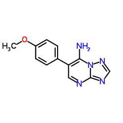 6-(4-Methoxyphenyl)[1,2,4]triazolo[1,5-a]pyrimidin-7-amine Structure