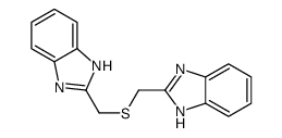 2,2'-[thiobis(methylene)]bis-1H-benzimidazole structure