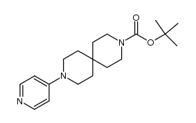 tert-butyl 9-(pyridin-4-yl)-3,9-diazaspiro[5.5]undecane-3-carboxylate Structure