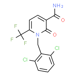 1-(2,6-Dichlorobenzyl)-2-oxo-6-(trifluoromethyl)-1,2-dihydro-3-pyridinecarboxamide picture