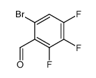 6-溴-2,3,4-三氟苯甲醛结构式