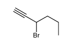 3-bromohex-1-yne Structure