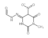 Hydrazinecarboxaldehyde,2-(1,2,5,6-tetrahydro-1-methyl-5-nitro-2,6-dioxo-4-pyrimidinyl)- (9CI) picture