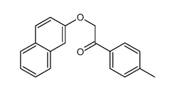 1-(4-methylphenyl)-2-naphthalen-2-yloxyethanone Structure