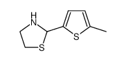 2-(5-methyl-thiophen-2-yl)-thiazolidine structure