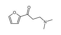 3-(dimethylamino)-1-(furan-2-yl)propan-1-one结构式