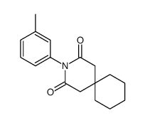 3-(3-methylphenyl)-3-azaspiro[5.5]undecane-2,4-dione Structure