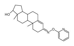 17β-Hydroxyandrost-4-en-3-one O-(2-pyridyl)oxime结构式