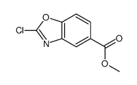 2-氯-1,3-苯并噁唑-5-羧酸甲酯结构式