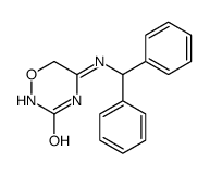 5-(benzhydrylamino)-6H-1,2,4-oxadiazin-3-one Structure