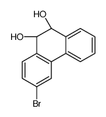 (9R,10S)-3-bromo-9,10-dihydrophenanthrene-9,10-diol结构式