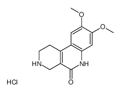 2,3,4,6-Tetrahydro-8,9-dimethoxybenzo<2,7>naphthyridin-5(1H)-one hydrochloride结构式