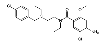 4-Amino-5-chloro-N-{2-[(4-chloro-benzyl)-ethyl-amino]-ethyl}-N-ethyl-2-methoxy-benzamide Structure