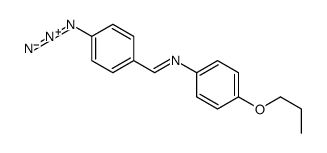 1-(4-azidophenyl)-N-(4-propoxyphenyl)methanimine Structure