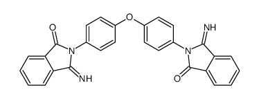 3-imino-2-[4-[4-(1-imino-3-oxoisoindol-2-yl)phenoxy]phenyl]isoindol-1-one Structure