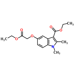 Ethyl 5-(2-ethoxy-2-oxoethoxy)-1,2-dimethyl-1H-indole-3-carboxylate picture