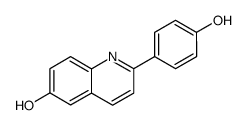 2-(4-hydroxy-phenyl)-quinolin-6-ol Structure