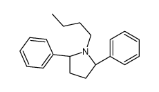 (2S,5S)-1-butyl-2,5-diphenylpyrrolidine结构式