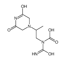 carbamoyl-[2-(3,5-dioxopiperazin-1-yl)propyl]carbamic acid Structure