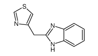 4-(1H-benzimidazol-2-ylmethyl)-1,3-thiazole Structure