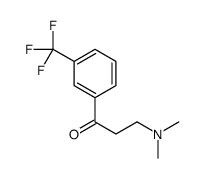 3-(dimethylamino)-1-[3-(trifluoromethyl)phenyl]propan-1-one结构式