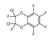 2,3-dichloro-2,3,5,6,7,8-hexafluoro-1,4-benzodioxine Structure