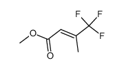 β-trifluoromethylcrotonic acid methyl ester Structure