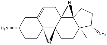 Androst-5-ene-3β,17β-diamine结构式