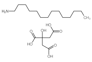 2-hydroxypropane-1,2,3-tricarboxylic acid; tetradecan-1-amine picture