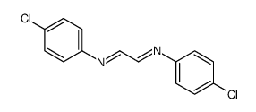 N,N'-bis(4-chlorophenyl)ethane-1,2-diimine Structure