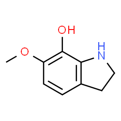 1H-Indol-7-ol,2,3-dihydro-6-methoxy-(9CI)结构式