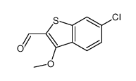 6-chloro-3-methoxy-1-benzothiophene-2-carbaldehyde Structure