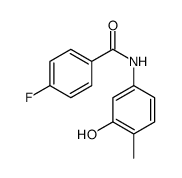 Benzamide, 4-fluoro-N-(3-hydroxy-4-methylphenyl)- (9CI)结构式