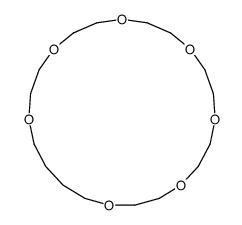 1,4,7,10,13,16,19-heptaoxacyclotricosane Structure