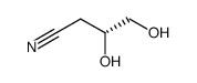 (R)-3,4-dihydroxybutanenitrile结构式