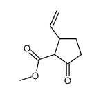 methyl 2-ethenyl-5-oxocyclopentane-1-carboxylate结构式