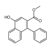 methyl 4-hydroxy-1-phenylnaphthalene-2-carboxylate Structure