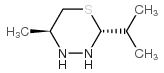 2H-1,3,4-Thiadiazine,tetrahydro-5-methyl-2-(1-methylethyl)-,trans-(9CI) Structure