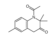 1-acetyl-2,2,6-trimethyl-4H-quinolin-3-one Structure