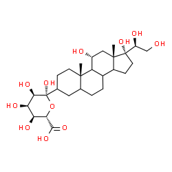 20beta-Cortol-3-glucuronide结构式