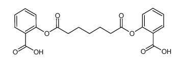 2,2'-(heptanedioylbis(oxy))dibenzoic acid Structure